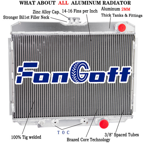 Row radiator for - 3,