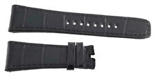 Raymond Weil Don Giovanni 28mm x 22mm Black Alligator Leather Watch Band