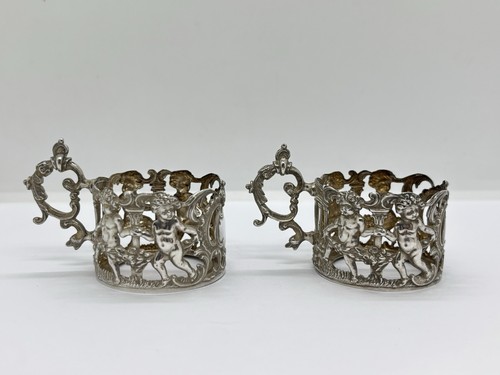 Pair solid sterling silver - pair,