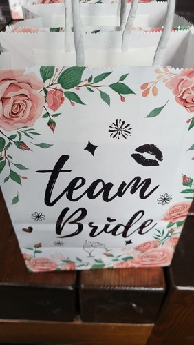 Floral hen party bags - hen,