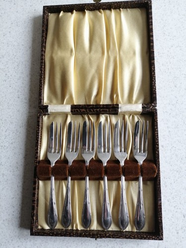 Pastry cake forks set - cake, six