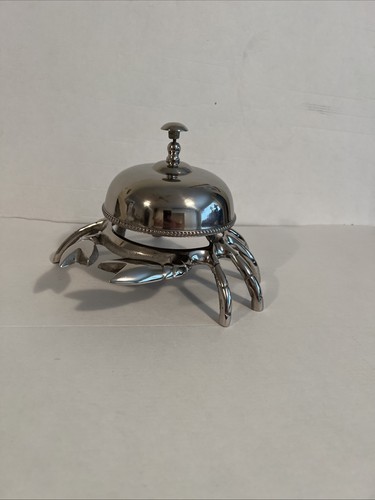 Metal crab desk bell - crab,