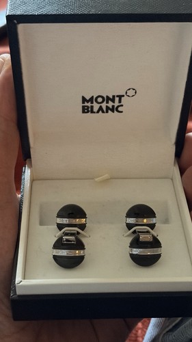 Montblanc cufflinks black - montblanc,