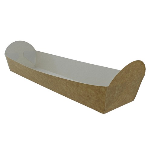 Baguette sandwich hot dog tray - baguette,