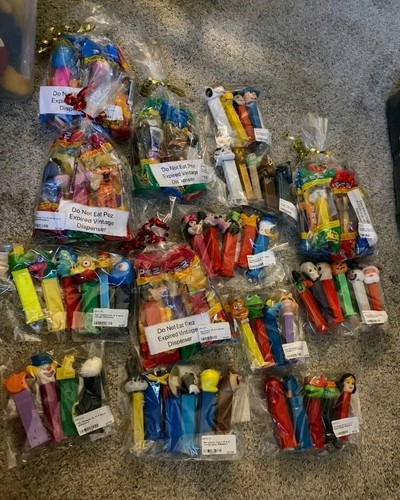 Pez candy dispenser lot - pez,