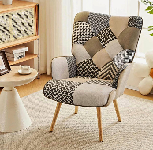 Modern patchwork upholstered - modern,