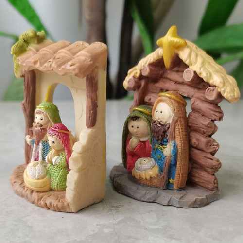 Holy family figurine nativity - holy,