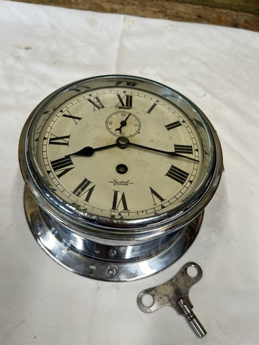 Vintage marine ships clock - vintage,