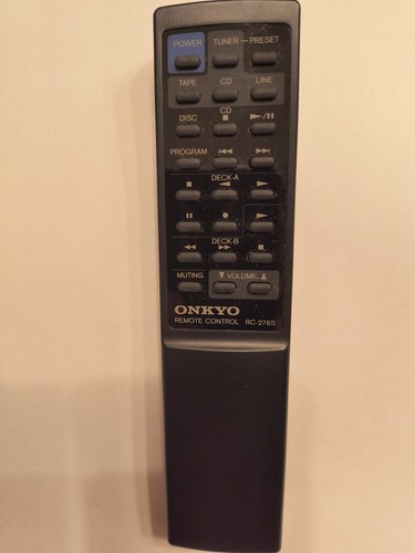 Onkyo 276s remote - remote, cd