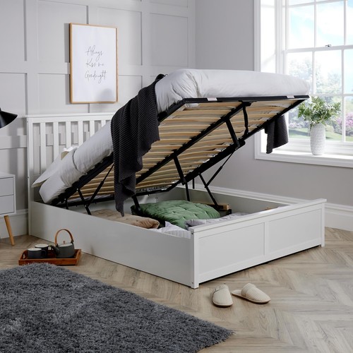 Ottoman storage bed double - ottoman,