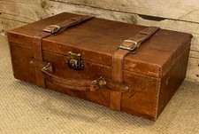 Vintage Ralph Grant Tan Leather Sporting Shooting Ammunition Cartridge Case