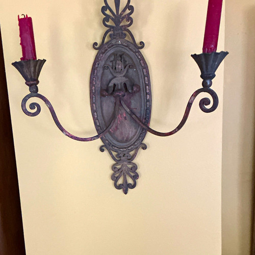 Wall mounted double - double, metal