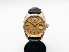 $25,000 ROLEX 36mm REF 1803 CHAMPAGNE 18k Yellow Gold MENS PRESIDENT Watch WTY