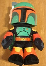Star Wars Mattel The Book of Boba Fett Plush With Plastic Helmet Disney Plus