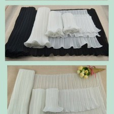 Chiffon Pleated Ruffle Edge