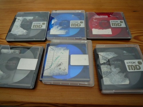 Vintage mini discs - vintage, and