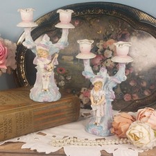 Pair 19th C German Porcelain