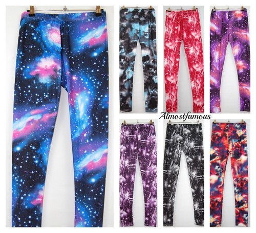 Space print leggings - , pants