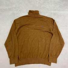 Gant Knitted Jumper Pullover Roll Neck Knit Sweater Embroidered Logo Men's Large