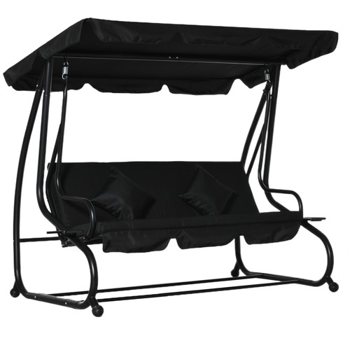 Outsunny garden swing - outsunny, 2-in-1