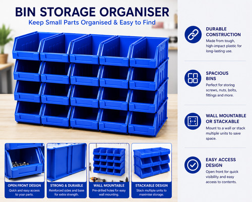 Plastic parts lin - parts, bins