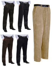 Men's Big Size Smart Casual Cord/Corduroy Trousers/Pants Size 30-62 Leg 27,29,31