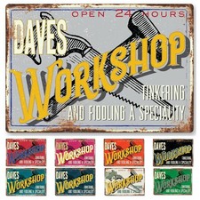 Workshop Signs Personalised