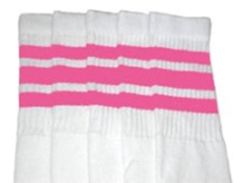 Knee high white tube socks - knee,