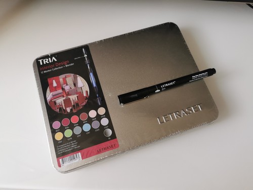 Letraset tria marker 12 pen - marker,