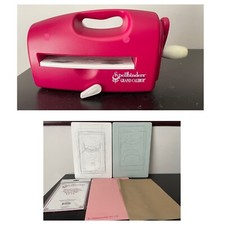 Spellbinders Grand Calibur Die Cutting Embossing Machine w/Plates-6 Pieces-USED-