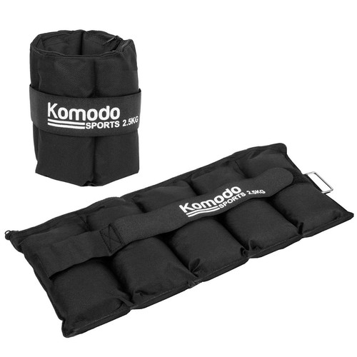 Adjustable ankle weights 5kg - adjustable,