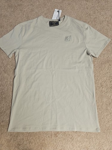 Mens siksilk grey green muscle - mens, grey/green