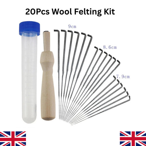 20x felting needles set - needles,