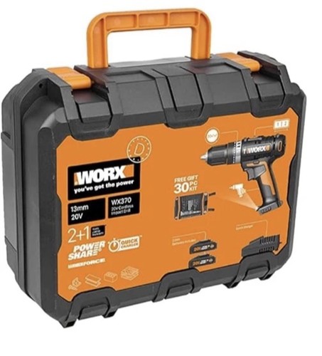 Worx drill kit wx370 new - new, empty