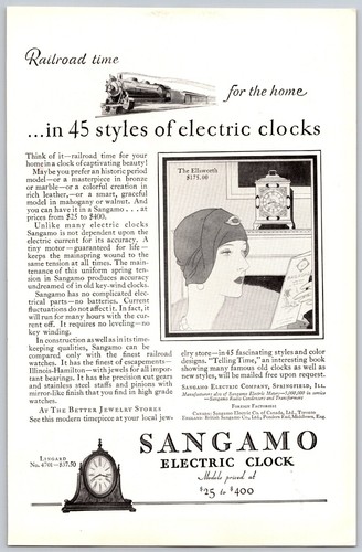 1929 print sangamo electric - 1929,