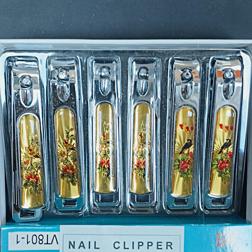 2pcs nail clippers - set, gold