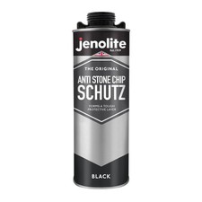 Jenolite Anti Stone Chip Protection Schutz Underseal Spray - Black - 1 Litre