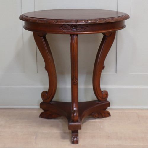 Mahogany side table - table, regency
