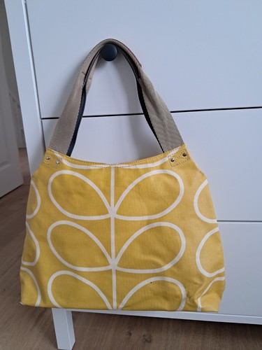 Orla kiely handbag yellow - kiely, big