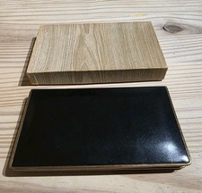 Antique Vintage, Travel Wallet Chess, Set In Leatherette case, original box