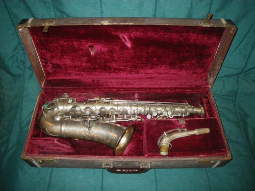 Vintage silver conn - silver,