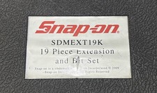 Snap On 19 pc 1/4" Hex Drive