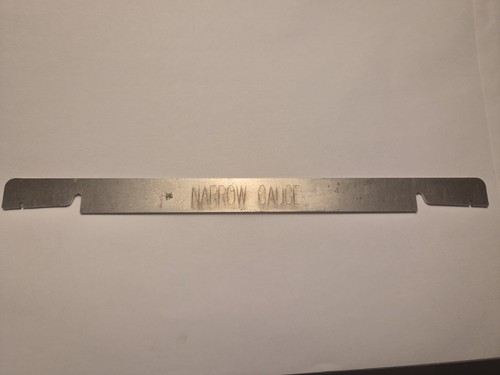 Narrow gauge wheel - 1/4",