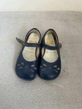 Vintage Children’s Start Rite Navy Buckle Up Shoes, Size 4, Sussex Sole