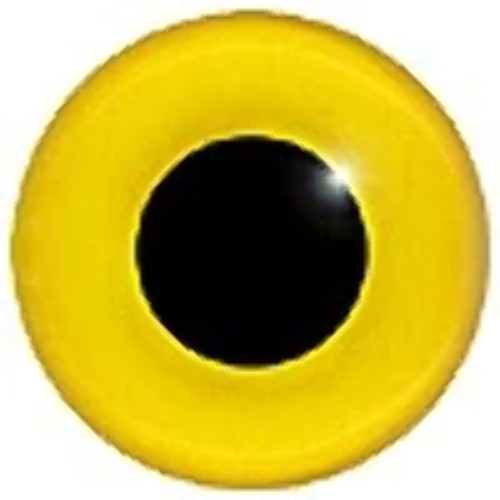 Golden yellow crystal glass - yellow,