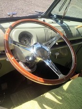 Steering Wheel 16" Wood Rim