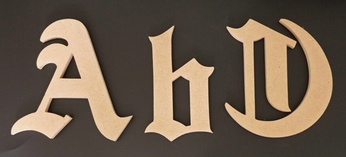 Personalised wooden letters - personalised,
