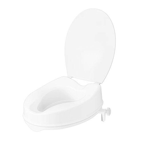 Raised toilet seat - seat, 10cm