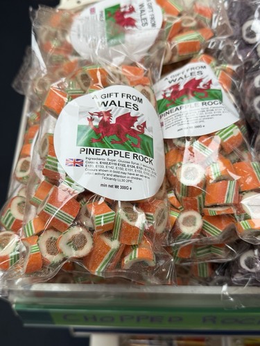 Pineapple rock sweets candy - rock,