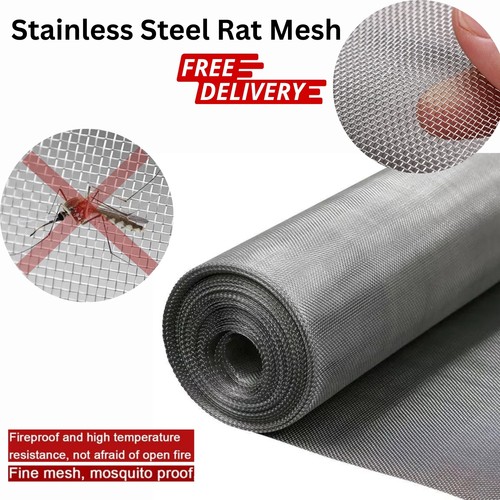Stainless steel rat mesh - stainless,